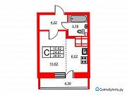 Студия, 24 м², 22/23 эт. Санкт-Петербург