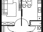 1-комнатная квартира, 39 м², 5/5 эт. Москва