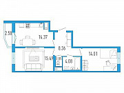 2-комнатная квартира, 58 м², 13/14 эт. Санкт-Петербург