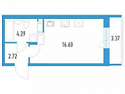 Студия, 24 м², 9/19 эт. Санкт-Петербург