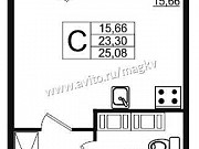 Студия, 29 м², 23/24 эт. Санкт-Петербург