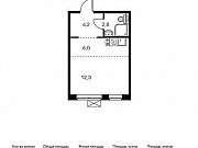 1-комнатная квартира, 25 м², 23/25 эт. Москва