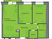 3-комнатная квартира, 55 м², 6/18 эт. Ижевск