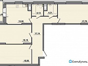 3-комнатная квартира, 96 м², 3/17 эт. Санкт-Петербург