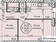 2-комнатная квартира, 48 м², 1/3 эт. Волгоград