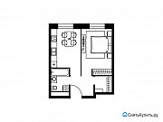 1-комнатная квартира, 38 м², 5/5 эт. Москва