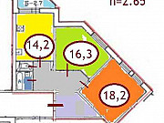 2-комнатная квартира, 68 м², 14/17 эт. Санкт-Петербург