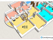 2-комнатная квартира, 70 м², 2/17 эт. Воронеж