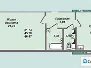 1-комнатная квартира, 55 м², 9/14 эт. Саратов