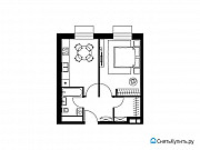 1-комнатная квартира, 41 м², 5/5 эт. Москва