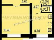 1-комнатная квартира, 43 м², 3/11 эт. Челябинск