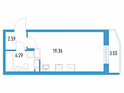 Студия, 27 м², 18/19 эт. Санкт-Петербург