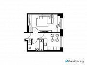 1-комнатная квартира, 40 м², 6/39 эт. Москва