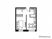 1-комнатная квартира, 40 м², 2/5 эт. Москва