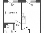 1-комнатная квартира, 32 м², 3/10 эт. Красноярск