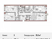 3-комнатная квартира, 125 м², 4/10 эт. Москва