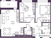 2-комнатная квартира, 68 м², 11/18 эт. Екатеринбург