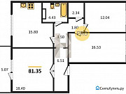 3-комнатная квартира, 83 м², 2/10 эт. Челябинск