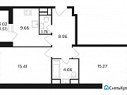 2-комнатная квартира, 57 м², 3/22 эт. Москва