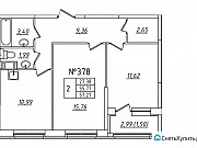 2-комнатная квартира, 57 м², 6/11 эт. Санкт-Петербург