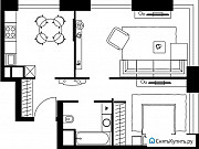 2-комнатная квартира, 56 м², 7/39 эт. Москва