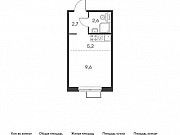 1-комнатная квартира, 19 м², 17/18 эт. Москва