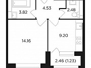 1-комнатная квартира, 35 м², 18/31 эт. Москва