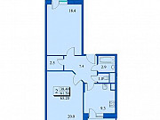 2-комнатная квартира, 65 м², 3/7 эт. Москва