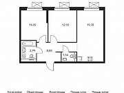 2-комнатная квартира, 58 м², 16/33 эт. Москва