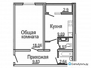 1-комнатная квартира, 45 м², 9/10 эт. Нижний Новгород