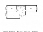 2-комнатная квартира, 71 м², 2/18 эт. Москва