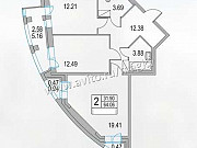 2-комнатная квартира, 64 м², 2/23 эт. Санкт-Петербург