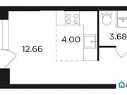 1-комнатная квартира, 21 м², 4/31 эт. Москва