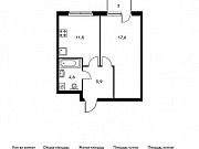 1-комнатная квартира, 39 м², 5/23 эт. Москва