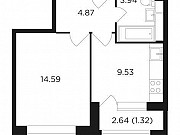 1-комнатная квартира, 34 м², 23/31 эт. Москва