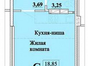 Студия, 28 м², 17/20 эт. Новосибирск