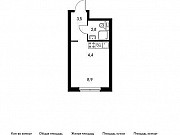 1-комнатная квартира, 19 м², 15/28 эт. Москва