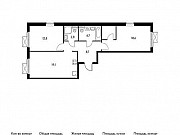 2-комнатная квартира, 66 м², 16/33 эт. Москва