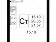 Студия, 22 м², 14/21 эт. Санкт-Петербург