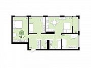 3-комнатная квартира, 78 м², 23/25 эт. Новосибирск