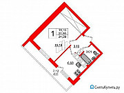 1-комнатная квартира, 32 м², 17/23 эт. Санкт-Петербург