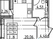 Студия, 31 м², 2/17 эт. Санкт-Петербург