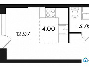 1-комнатная квартира, 22 м², 2/31 эт. Москва