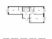 2-комнатная квартира, 68 м², 3/13 эт. Москва