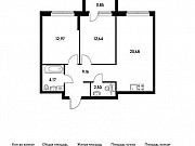 2-комнатная квартира, 63 м², 6/11 эт. Москва