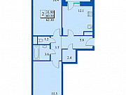 2-комнатная квартира, 62 м², 4/7 эт. Москва