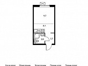 1-комнатная квартира, 20 м², 2/25 эт. Москва