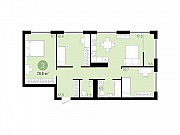 3-комнатная квартира, 78 м², 19/25 эт. Новосибирск