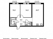 2-комнатная квартира, 65 м², 11/33 эт. Москва