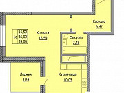 1-комнатная квартира, 39 м², 14/19 эт. Оренбург